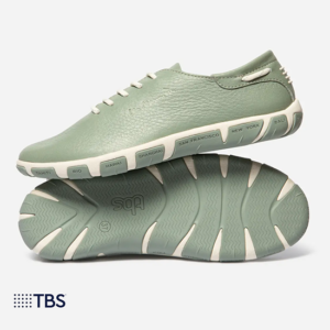 TBS-F7395-JAZARU TENNIS DREAM-CHAUSSURES DE VOYAGE-FEMME-ARGILE-VERT-SEMELLE