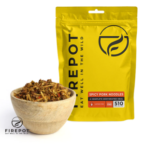 FIREPOT-FP2002-RY-NOUILLES AU PORC ÉPICÉES-PLAT LYOPHILISÉ