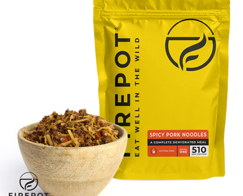 FIREPOT-FP2002-RY-NOUILLES AU PORC ÉPICÉES-PLAT LYOPHILISÉ