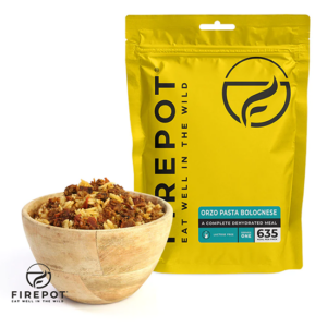 FIREPOT-FP2009-RY-PATES ORZO À LA BOLOGNAISE-PLAT LYOPHILISÉ