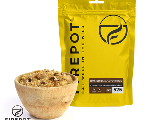 FIREPOT-FP2012-RY-PORRIDGE AUX BANANES GRILLÉES-PLAT LYOPHILISÉ