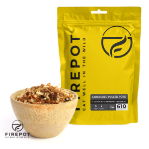 FIREPOT-FP2014-RY-PORC EFFILOCHÉ SAUCE BARBECUE-PLAT LYOPHILISÉ