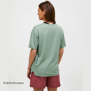 PEAK PERFORMANCE-G79477100-TRAIL SHORTSLEEVE-TEE SHIRT-FEMME-GREEN VALLEY-VERT-DOS