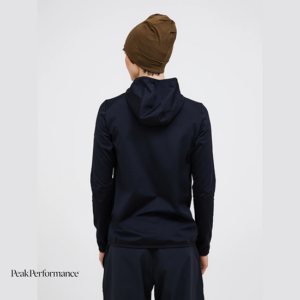 PEAK PERFORMANCE-G80287030-W LIGHT ZIP DOOD-POLAIRE À CAPUCHE-FEMME-BLACK-NOIR-DOS