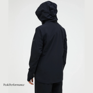 PEAK PERFORMANCE-G80981020-W COMMUTER HYPE JKT-VESTE IMPERMÉABLE-FEMME-BLACK-NOIR-DOS