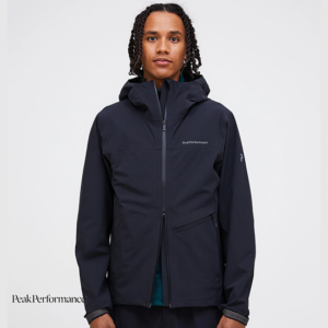 PEAK PERFORMANCE-G80982020-M COMMUTER HIPE 3 L SHELL JKT-VESTE IMPERMÉABLE-HOMME-BLACK-NOIR-AVANT