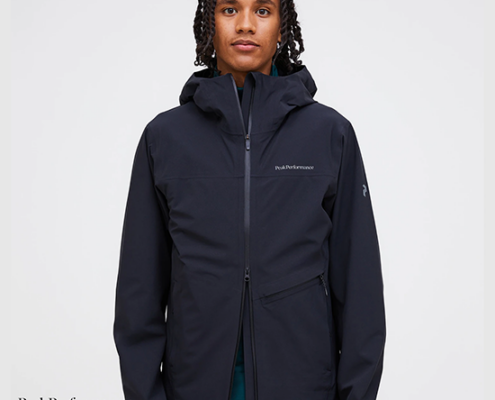 PEAK PERFORMANCE-G80982020-M COMMUTER HIPE 3 L SHELL JKT-VESTE IMPERMÉABLE-HOMME-BLACK-NOIR-AVANT