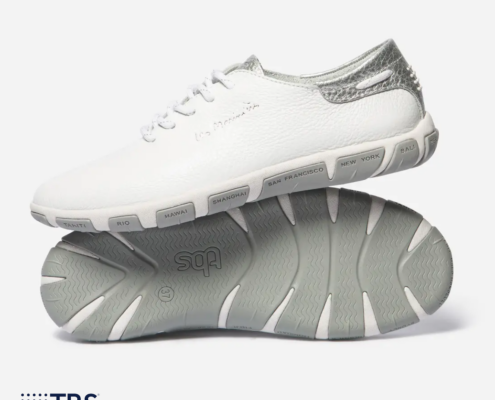 TBS-M7P27-JAZARU TENNIS DREAM-CHAUSSURES DE VOYAGE-FEMME-BLANC SILVER-SEMELLE