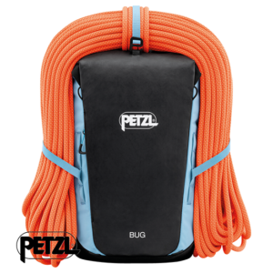 PETZL-S073AB-BUG-SAC À DOS-ESCALADE-02 SMOCKED BLUE-BLEU-PORTE CORDES