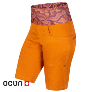 OCUN-04570-SANSA SHORT D'ESCALADE-FEMME-BROWN LEA-ORANGE
