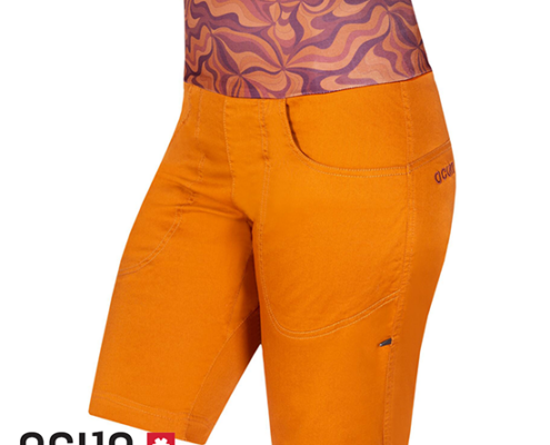 OCUN-04570-SANSA SHORT D'ESCALADE-FEMME-BROWN LEA-ORANGE