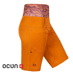 OCUN-04570-SANSA SHORT D'ESCALADE-FEMME-BROWN LEA-ORANGE-CÔTÉ