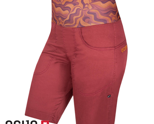 OCUN-04570-SANSA SHORT D'ESCALADE-FEMME-RED OXBLOOD-ROUGE
