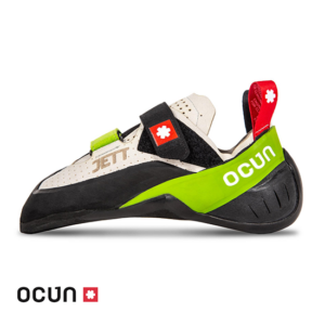 OCUN-05442-JETT QC-CHAUSSONS D'ESCALADE-GREY GREEN-VERT-COTÉ INTÉRIEUR