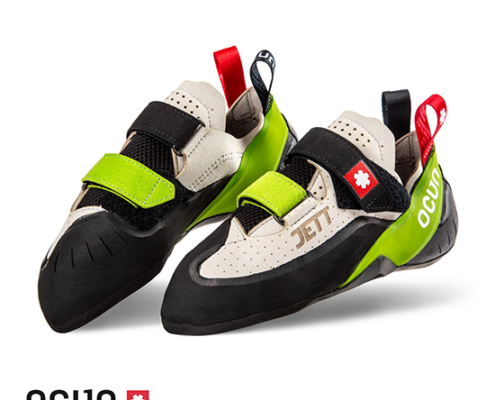 OCUN-05442-JETT QC-CHAUSSONS D'ESCALADE-GREY GREEN-VERT
