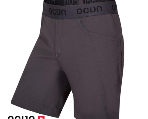 OCUN-05445-MANIA SHORTY-SHORT D'ESCALADE-HOMME-ANTHRACITE OBSIDAIN-GRIS