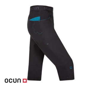 OCUN-05571-JAWS 3/4 PANTS-PANTALON 3/4 D'ESCALADE-HOMME-BLACK CAVIAR-NOIR-CÔTÉ