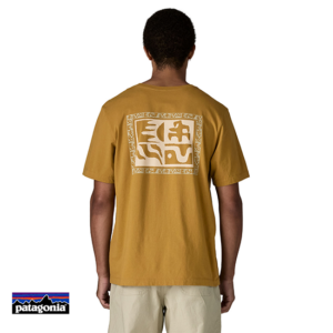 PATAGONIA-37845-M'S MOTHER RAYS-TEE SHIRT-HOMME-BCBN BOBCAT BROWN-MARRON-DOS