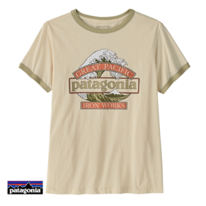 PATAGONIA-37864-W'S GREAT WAVES RINGER TEE-TEE-SHIRT-FEMME-UDNL UNDYED NATURAL-BEIGE