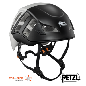 PETZL-A071AC-METEOR-CASQUE D'ESCALADE-05 BLACK GREY-NOIR