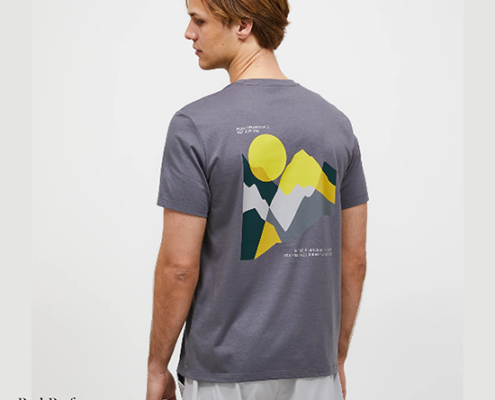 PEAK PERFORMANCE-G79744310-EXPLORE GRAPHIC TEE-TEE SHIRT-HOMME-QUIET GREY-GRIS-DOS