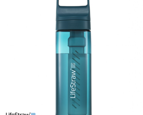 LIFESTRAW-LSLGV422-LIFESTRAW GO 650ML-GOURDE FILTRANTE-LT LAGUNA TEAL-BLEU