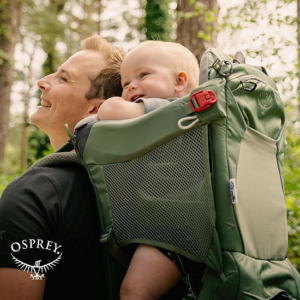OSPREY-OP3330-POCO-PORTE BÉBÉ-KOSERET GREEN-VERT-VUE PAPA