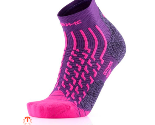 THERM-IC-T256400-002-OUTDOOR LIGHT W ANKLE-CHAUSSETTES DE RANDONNÉE-FEMME-VIOLET MAGENTA-VIOLET