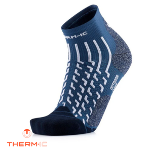 THERM-IC-T25-6400-003-OUTDOOR LIGHT ANKLE-CHAUSSETTES DE RANDONNÉE-MIXTE-62 WHITE NAVY-BLEU