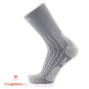 THERM-IC-T25-6450-003-OUTDOOR LIGHT CREW-CHAUSSETTES DE RANDONNÉE-HOMME-63 DUST LIGHT GREY-GRIS-CÔTÉ