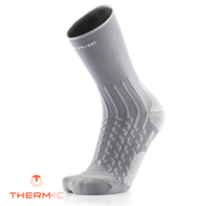 THERM-IC-T25-6450-003-OUTDOOR LIGHT CREW-CHAUSSETTES DE RANDONNÉE-HOMME-63 DUST LIGHT GREY-GRIS