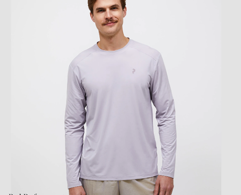 PEAK PERFORMANCE-G80795020-REPEL UPF LONGSLEEVE-TEE SHIRT MANCHES LONGUES ANTI UV-HOMME-MISTY LAVENDER-MAUVE