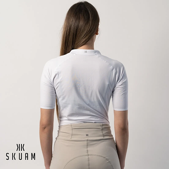 SK2 SKUAM3 SKUAM-SK2-POLO FAIRNESS-POLO FEMME-BLANC-DOS