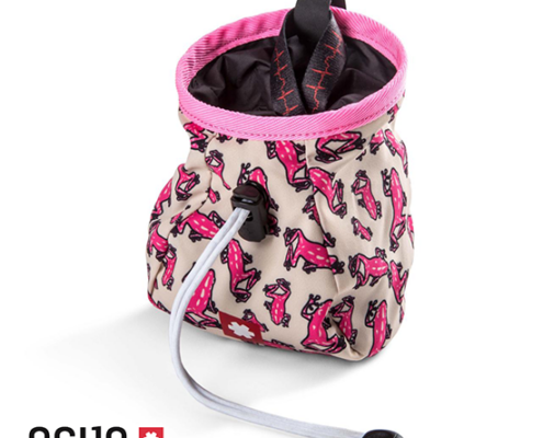 OCUN-04606-LUCKY KID BELT-SAC À MAGNÉSIE-ENFANT-PINK FROG-ROSE
