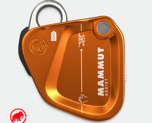 MAMMUT-2040-03050-MAMMIT ASSIST BELAY RESISTOR-SYSTEME DE FREINAGE-GOLD-ORANGE
