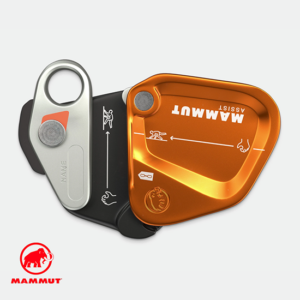 MAMMUT-2040-03050-MAMMIT ASSIST BELAY RESISTOR-SYSTEME DE FREINAGE-GOLD-ORANGE-OUVERT