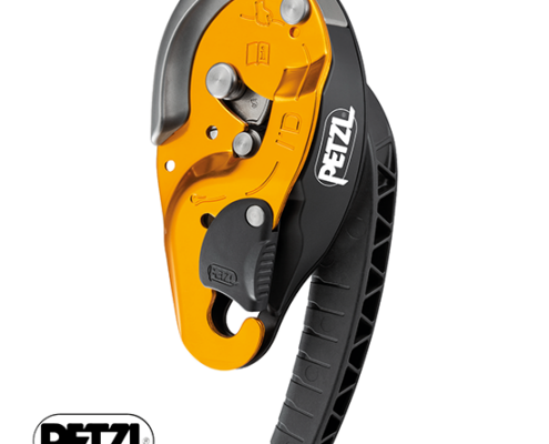 PETZL-D020AA00-ID'S-DESCENDEUR-JAUNE