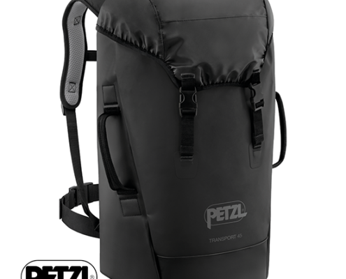 PETZL-S042BA01-TRANSPORT 45L-SAC À DOS-NOIR