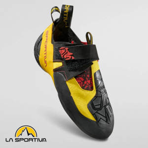 LA SPORTIVA-ZFCS005K00Y00-SKWAMA-CHAUSSONS D'ESCALDE-BLACK YELLOW-NOIR