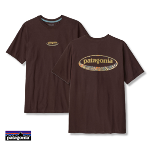 PATAGONIA-37847-M'S 95 OVAL LOGO TEE-SHIRT-HOMME-DBHE-MARRON