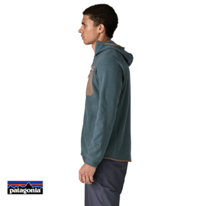PATAGONIA-40256-M'S R1 FULL ZIP HOODY-POLAIRE À CAPUCHE-HOMME-SMTB SUMMIT BLUE-BLEU-CÔTÉ
